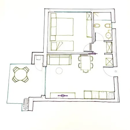 아파트 Flat In With Pool